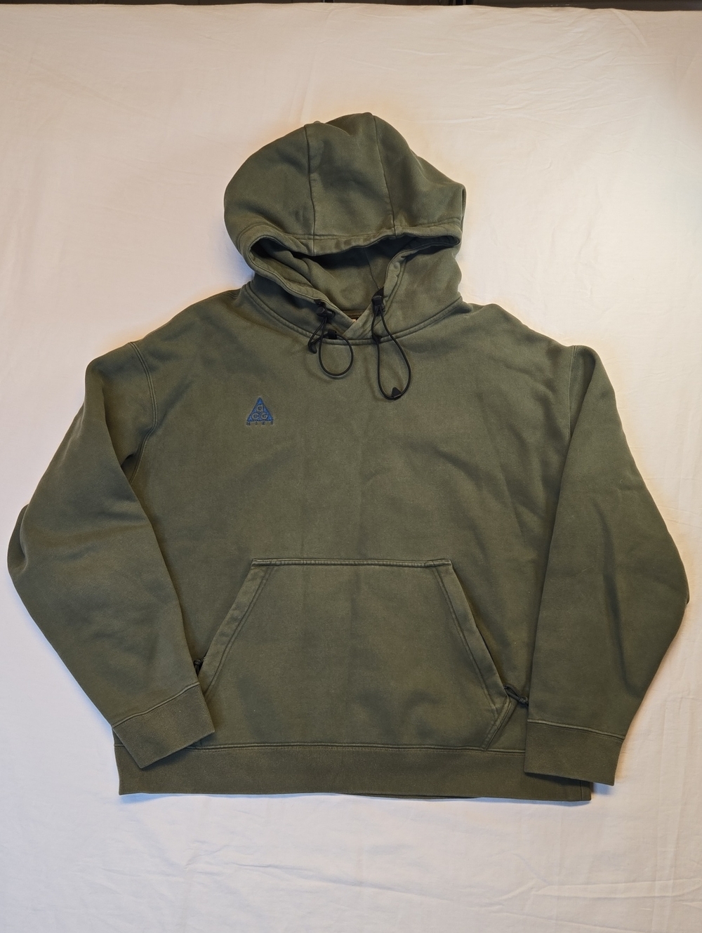 Nike ACG Olive Green Oversized Pullover Hoodie Sweater Vintage 90s
